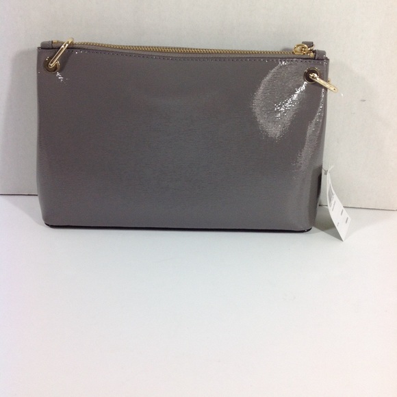 Kate Spade Grey Purse w/ detachable strap - Picture 3 of 8